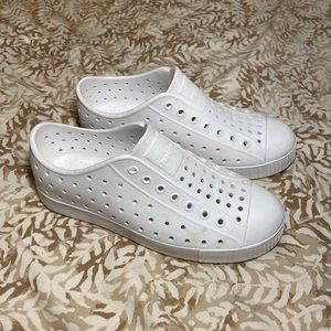 Native Shoes Big Boy Big Girl Little‎ Junior Size 3 White